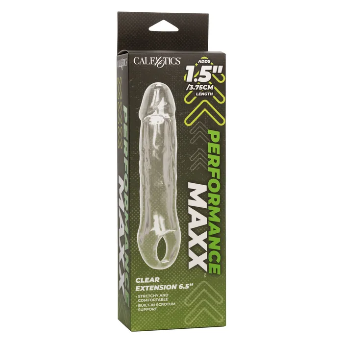 Calexotics Male Sex Toys Performance Maxx Clear Extension