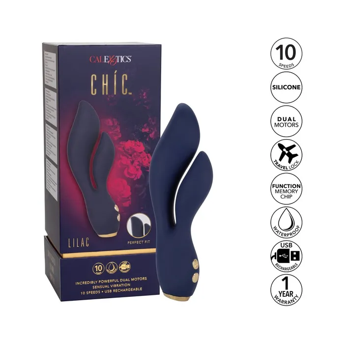 Chic Lilac Blue Calexotics Vibrators Chic Lilac Blue Calexotics Vibrators