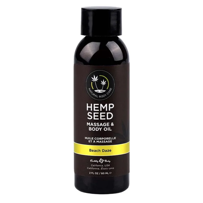 Couples Earthly Body Earthly Body Hemp Seed Massage Oil Beach Daze
