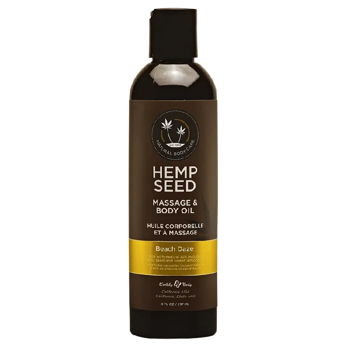 Couples Earthly Body Earthly Body Hemp Seed Massage Oil Beach Daze