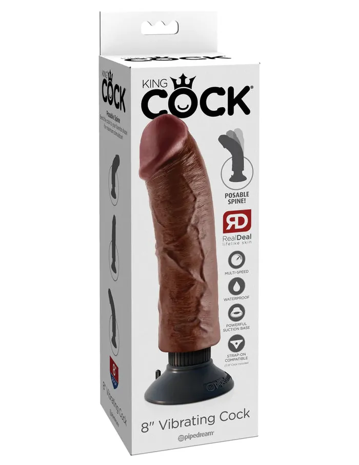 Couples Pipedream 8 Vibrating Cock Couples Pipedream 8 Vibrating Cock