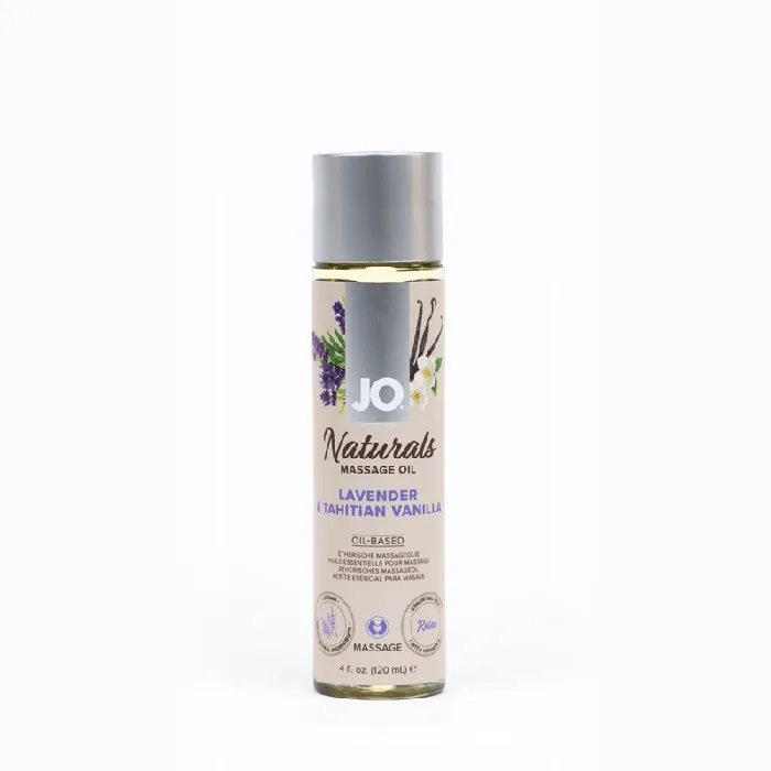 Couples System JO System JO Naturals Lavender Tahitian Vanilla Massage Oil Couples System JO System JO Naturals Lavender Tahitian Vanilla Massage Oil