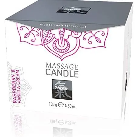 Couples Windsor Shiatsu Massage Candle Raspberry Vanilla Cream