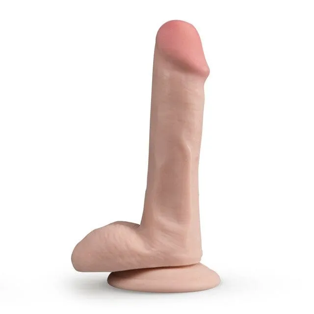 Dildos Blush Blush Dr Skin Plus 6 Inch Posable Dildo With Balls