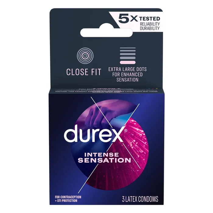 Durex Vibrators Durex Intense Sensation Condom