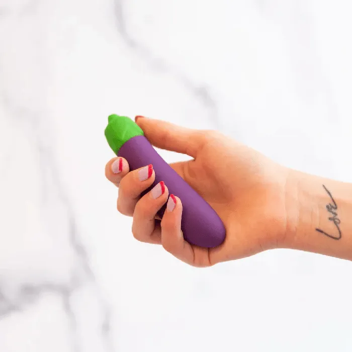 Female Sex Toys Emojibator Emojibator Eggplant Vibrator