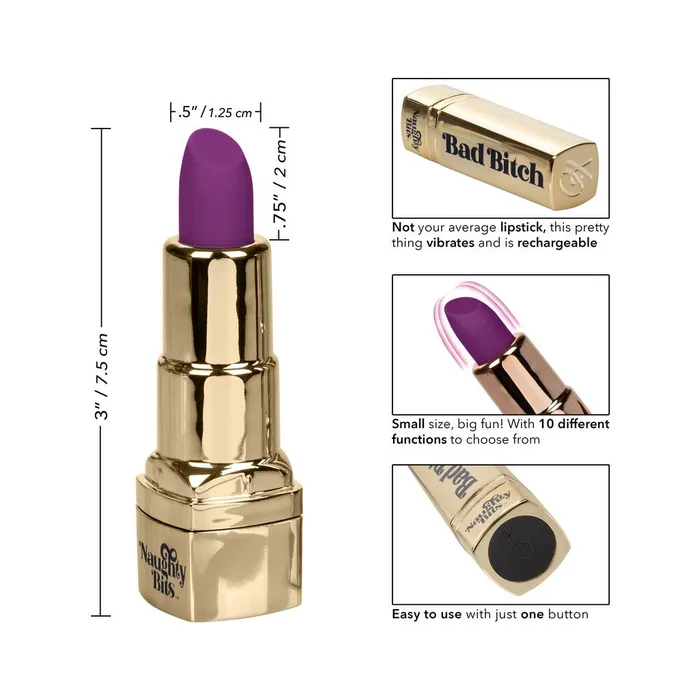 Female Sex Toys Naughty Bits Bad Bitch Lipstick Vibrator Calexotics Female Sex Toys Naughty Bits Bad Bitch Lipstick Vibrator Calexotics