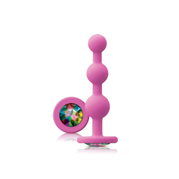 Female Sex Toys NS Novelties Glams Ripple Rainbow Gem
