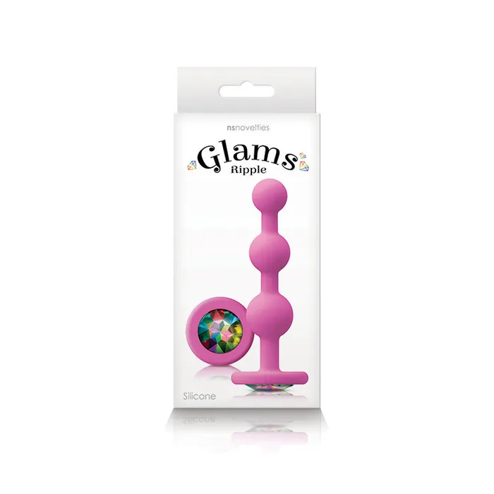 Female Sex Toys NS Novelties Glams Ripple Rainbow Gem