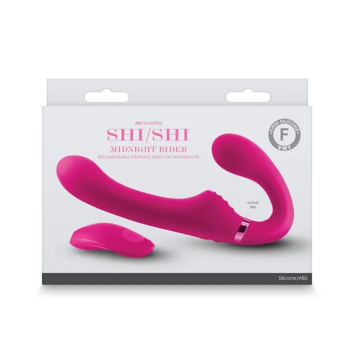 Female Sex Toys NS Novelties NS Novelties ShiShi Midnight Rider Strapless StrapOn with Remote