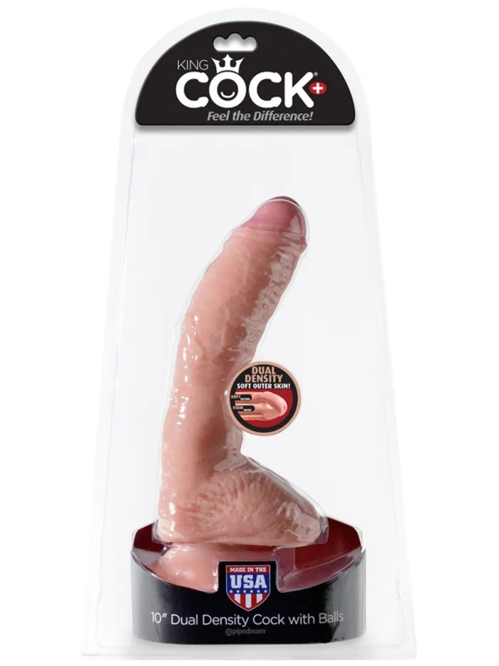 Female Sex Toys Pipedream Products KING COCK 10 in with Balls Dual Density REALISTIC DILDO Female Sex Toys Pipedream Products KING COCK 10 in with Balls Dual Density REALISTIC DILDO