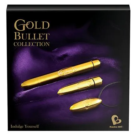 Female Sex Toys ROCKS OFF Rocks Off Gold Bullet Collection Box
