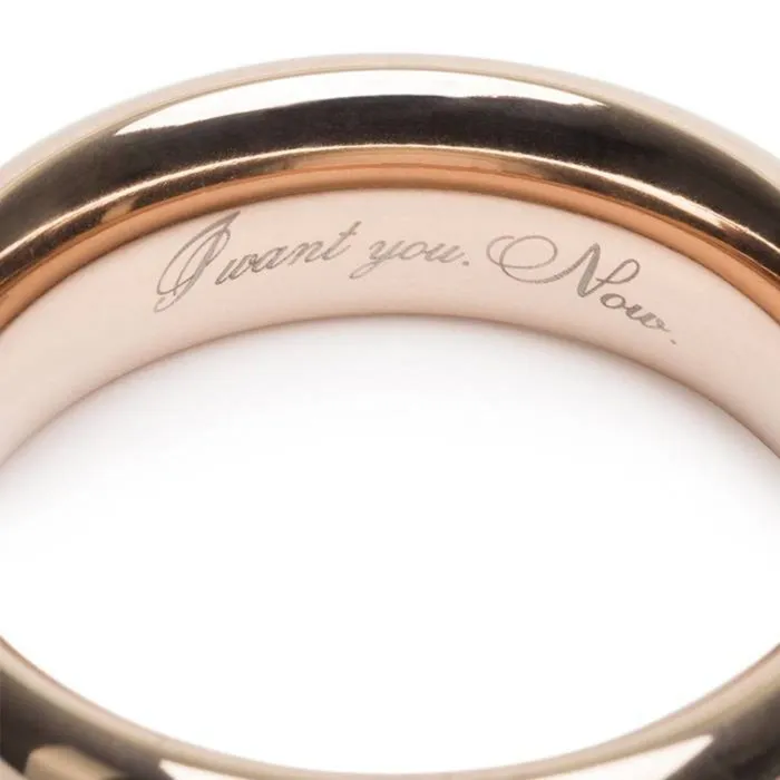 Fifty Shades Freed I Want You Now Steel Love Ring Fifty Shades Freed Male Sex Toys
