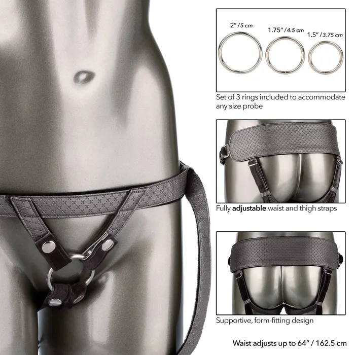 HER ROYAL HARNESS THE REGAL PRINCESS PEWTER CALIFORNIA EXOTIC NOVELTIES Female Sex Toys