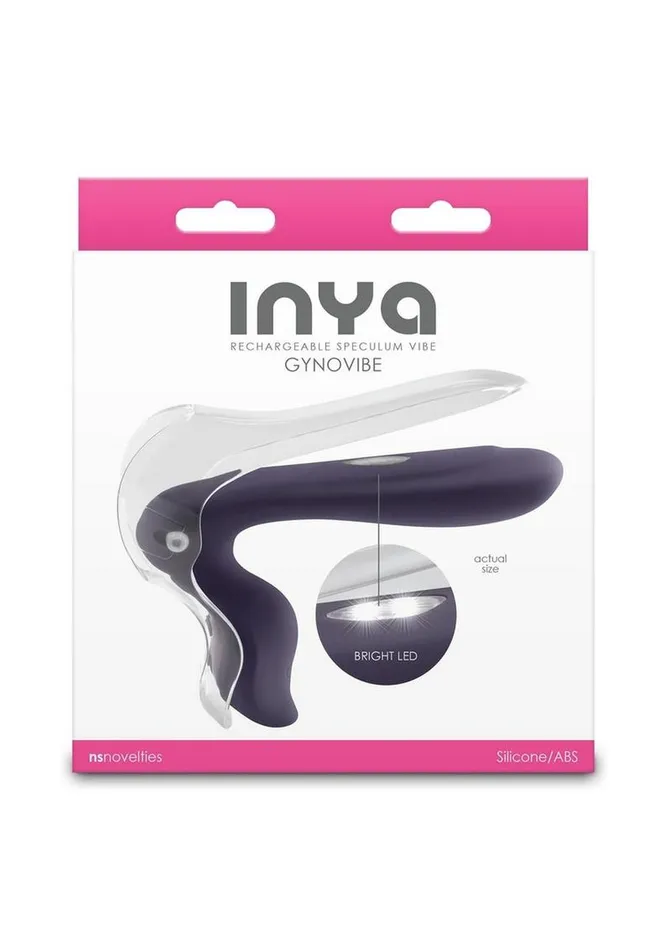 Inya Gynovibe Rechargeable Silicone Speculum Vibrator NS Novelties Female Sex Toys