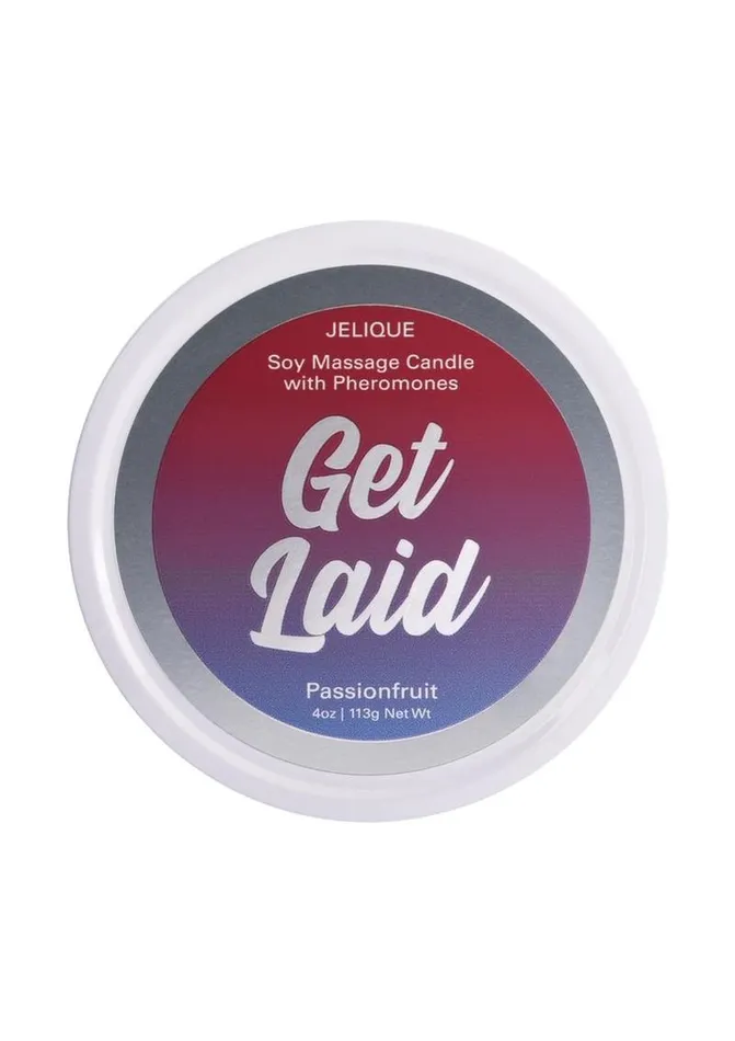 Jelique Massage Candle Pheromone Get Laid Passion Fruit 4oz Classic Brands Couples