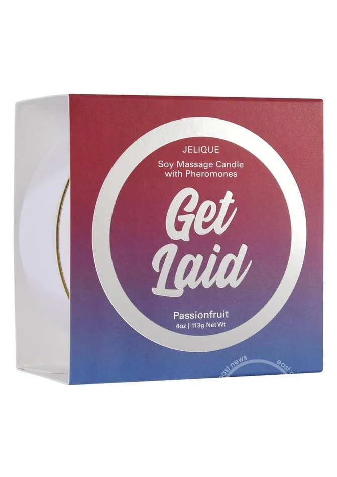 Jelique Massage Candle Pheromone Get Laid Passion Fruit 4oz Classic Brands Couples