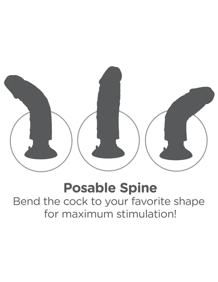 KING COCK 8 in Vibrating REALISTIC DILDO Pipedream Products Female Sex Toys KING COCK 8 in Vibrating REALISTIC DILDO Pipedream Products Female Sex Toys