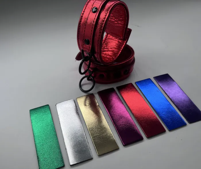 Kookie Vibrators Metallic Ankle Cuffs Kookie Vibrators Metallic Ankle Cuffs