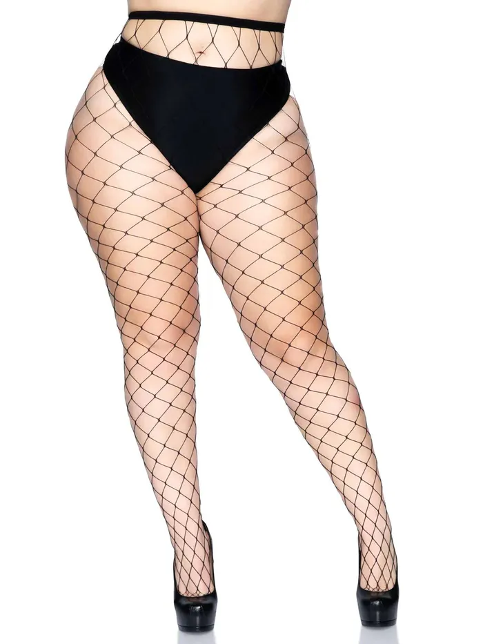 Leg Avenue Plus Size Isla Plus Size Fence Net Tights