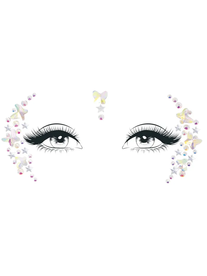 Leg Avenue Vibrators Elera Face Jewels Sticker