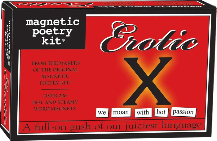Magnetic Poetry Couples Erotic Magnetic Poetry Kit
