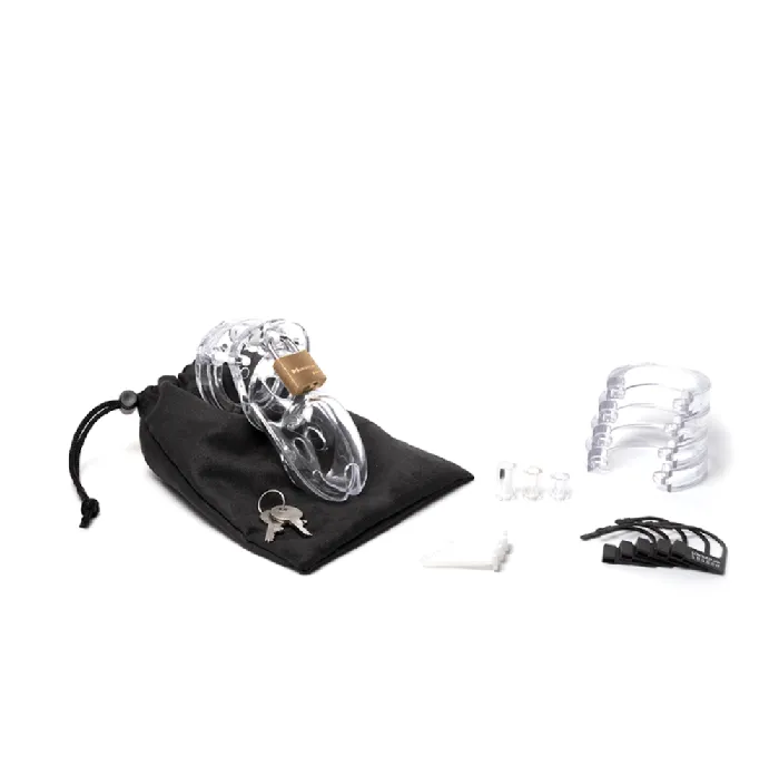Male Sex Toys CBX CBX CB3000 Cock Cage Kit Clear
