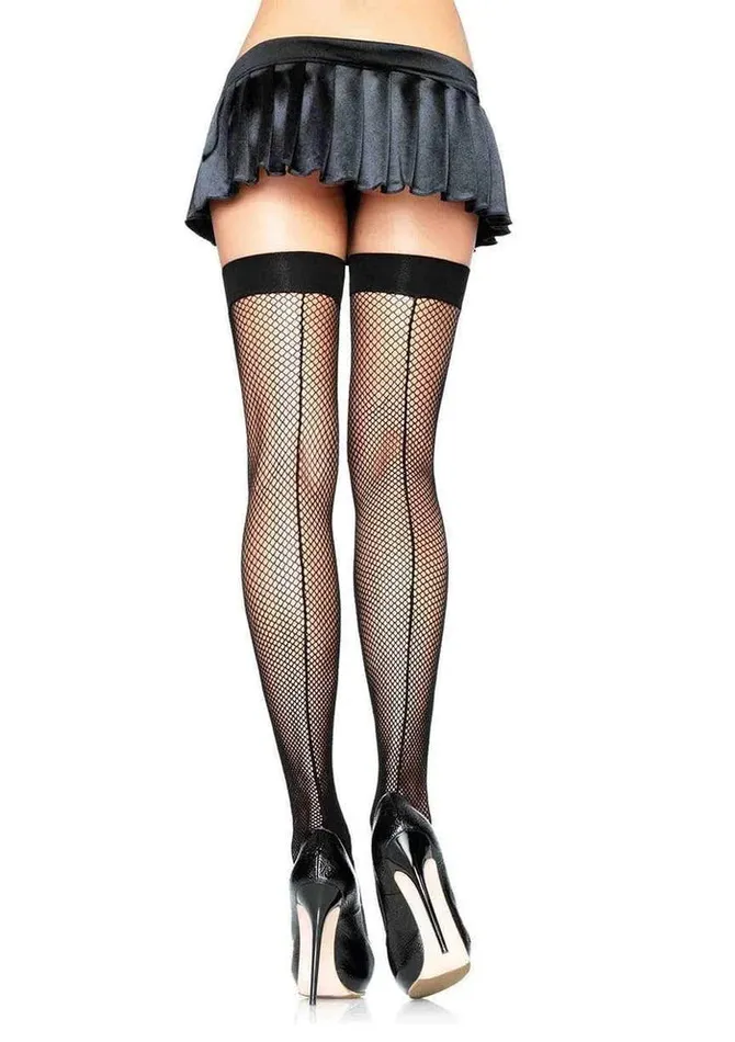 Male Sex Toys Fiona Plus Fishnet Thigh High Stockings Leg Avenue