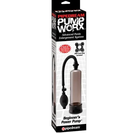 Male Sex Toys Windsor Penis Pump for Beginners by Pump Worx in Smoke
