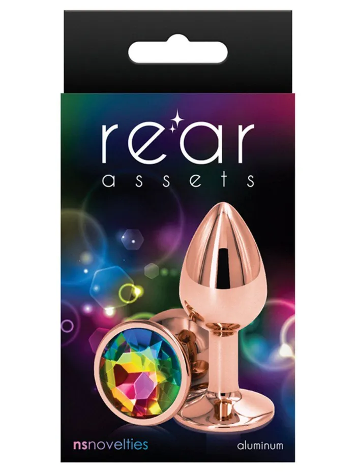 NEW SENSATIONS NOVELTIES Anal Rear Assets Rose Gold Small Diamond Butt Plug