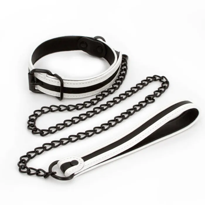 NS Novelties Couples GLO Bondage Collar and Leash