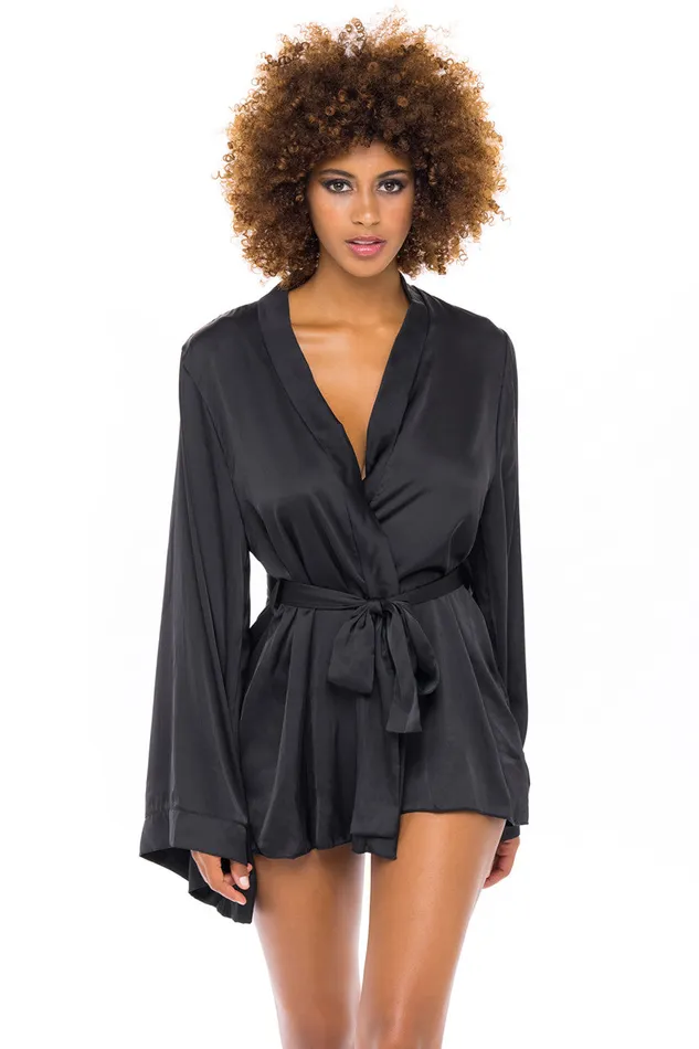 Oh La La Cheri Vibrators Oh La La Cheri Mirielle Wide Sleeves Short Robe