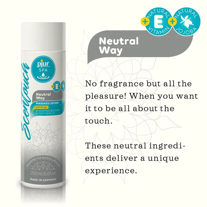 Pjur PJUR SPA SCENTOUCH NEUTRAL MASSAGE LOTION 200ML Couples