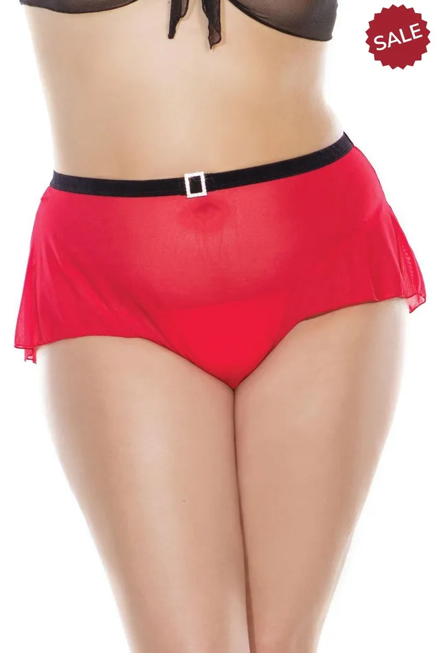 Plus Size Coquette Coquette Plus Size Rhinestone Panty