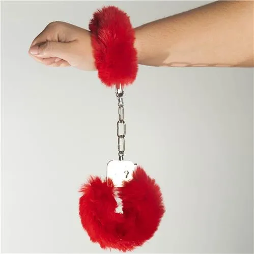 Poison Rose Fluffy Handcuffs PoisonRose Vibrators