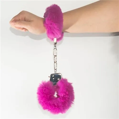 Poison Rose Fluffy Handcuffs PoisonRose Vibrators