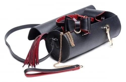 Restraints Master Series Bondage To Go Black and Red Bow Bondage Set with Carry Case Master Series