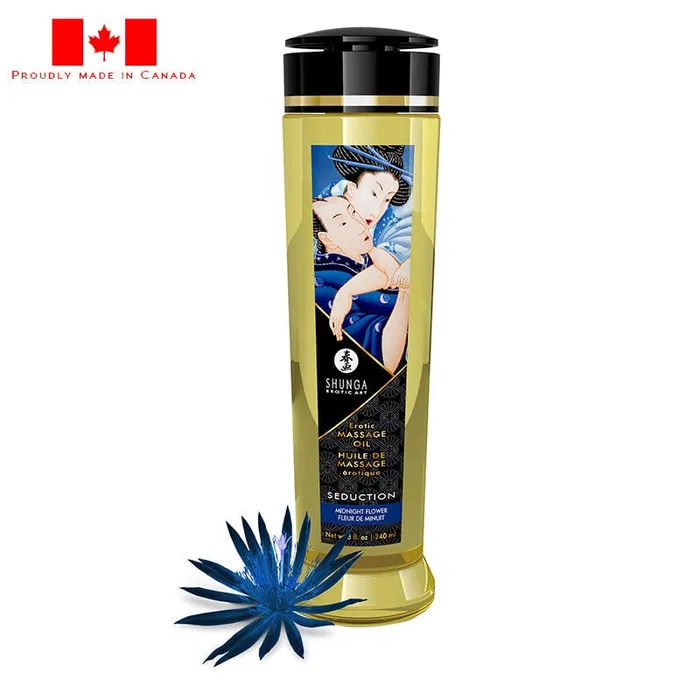 Shunga Couples Shunga Erotic Massage Oil Midnight Flower 8oz