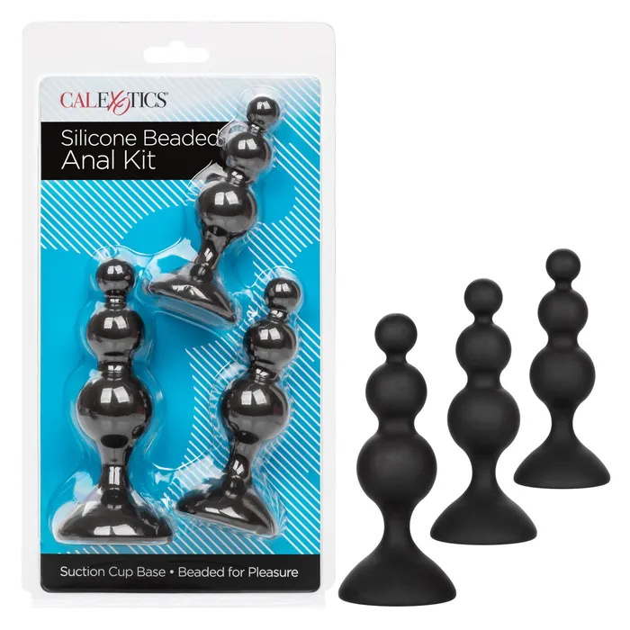 Silicone Beaded Anal Kit Calexotics Anal