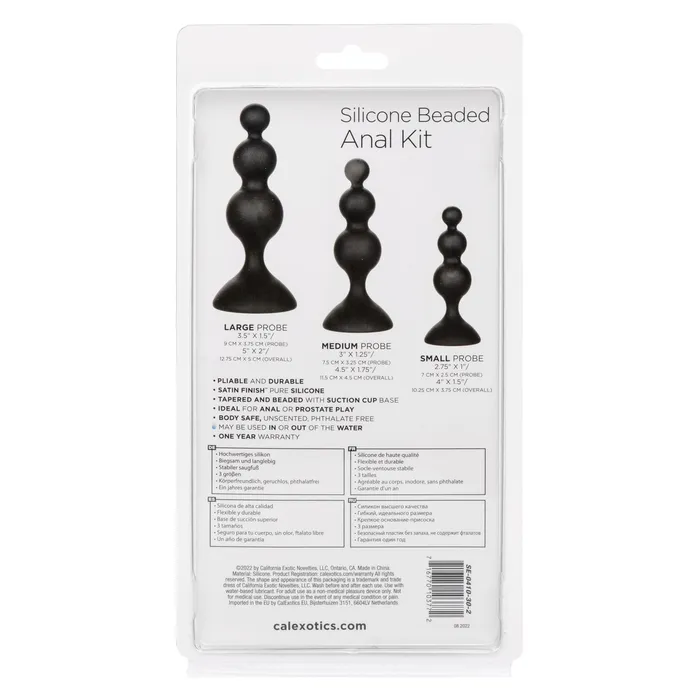Silicone Beaded Anal Kit Calexotics Anal