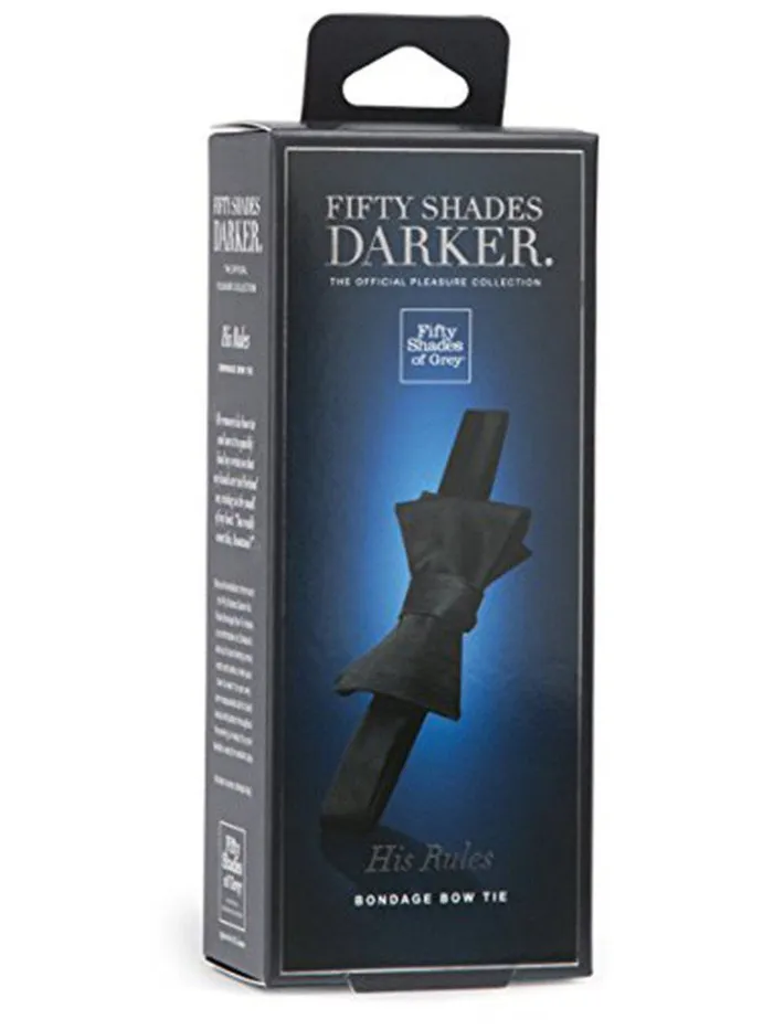 Vibrators Fifty Shades Darker His Rules Bondage Bow Tie Fifty Shades Darker