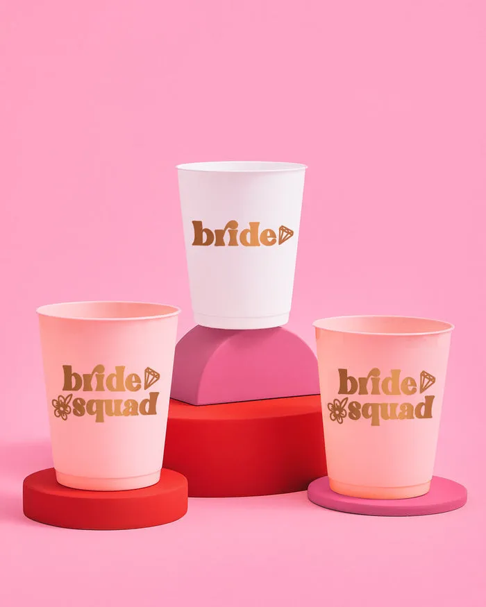 Vibrators Xo fetti Bride Squad Cups